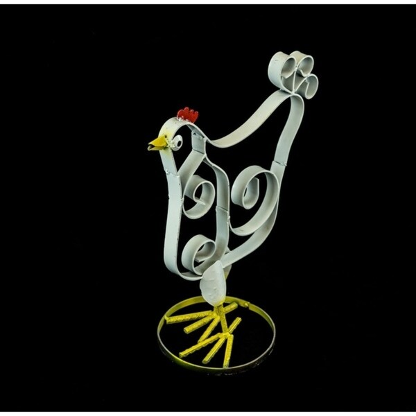 Hen Ribbon Garden Art