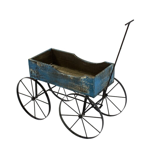 Wood Wagon 4 Wheels - N/A
