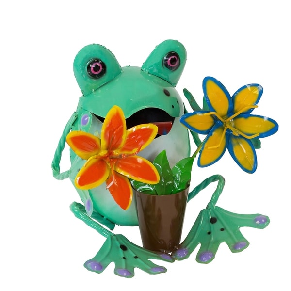 Frog W/ Lilies - Small - N/A