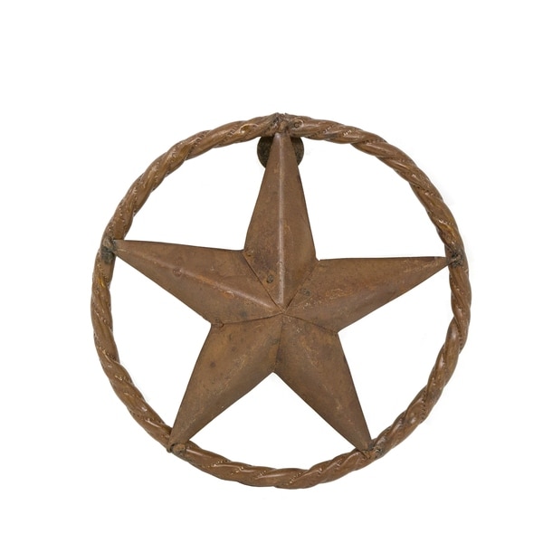 Rustic Star With Rope Ring For