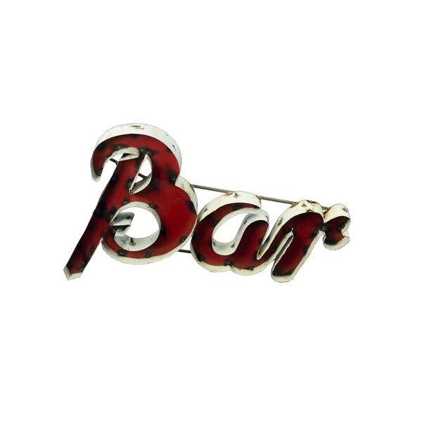 Small Bar With Frame Sign For - N/A
