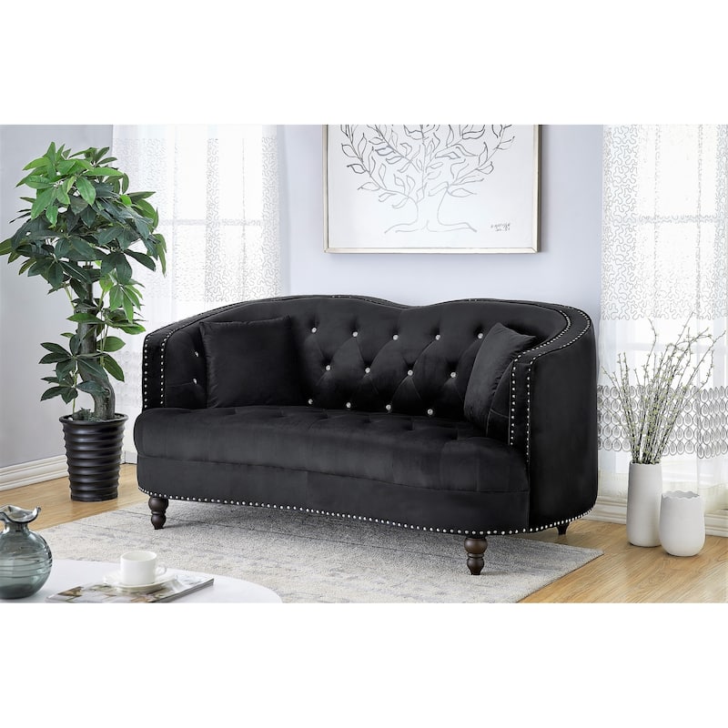 Garcia Velvet Loveseat