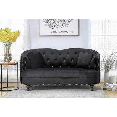 Garcia Velvet Loveseat