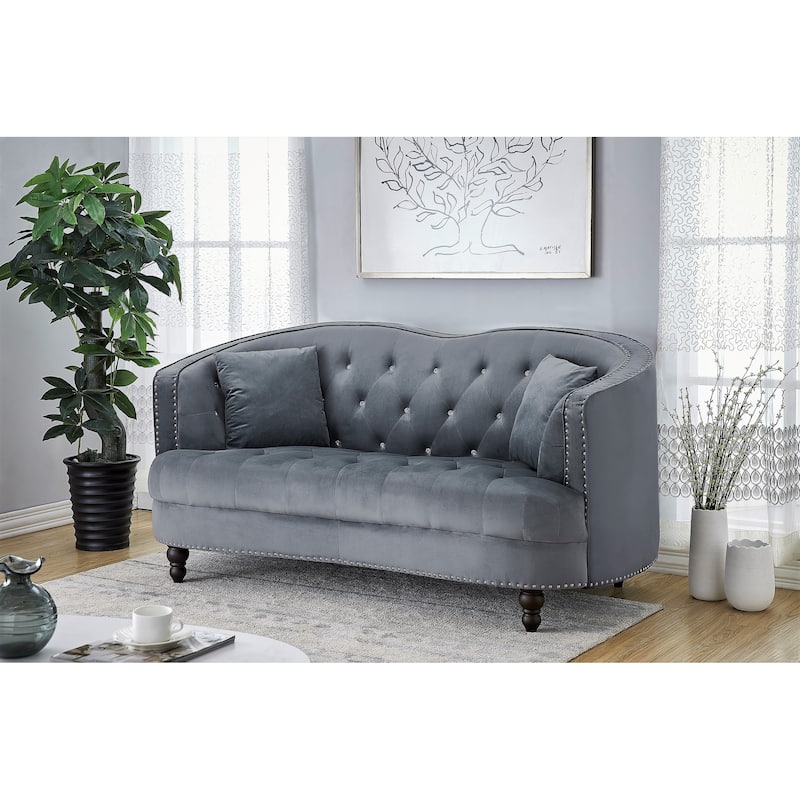Garcia Velvet Loveseat