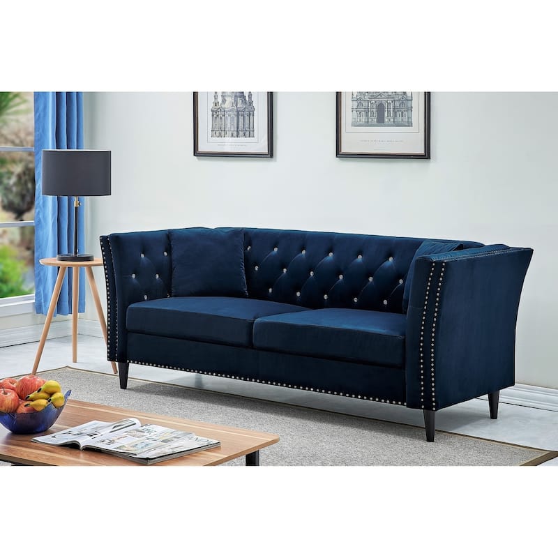 Gracewood Hollow Sukikim Velvet Sofa