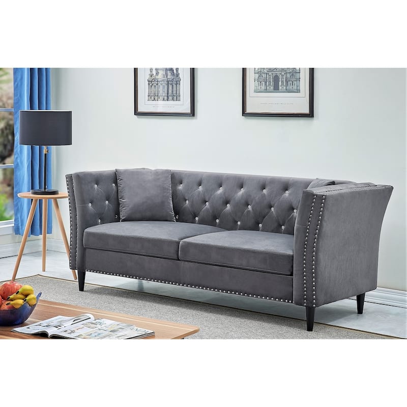 Gracewood Hollow Sukikim Velvet Sofa