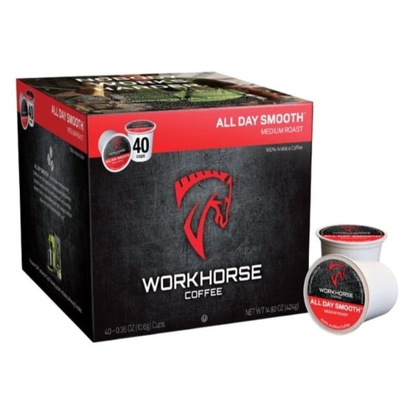 Workhorse Coffee All Day Smooth Medium Roast Coffee K-Cups