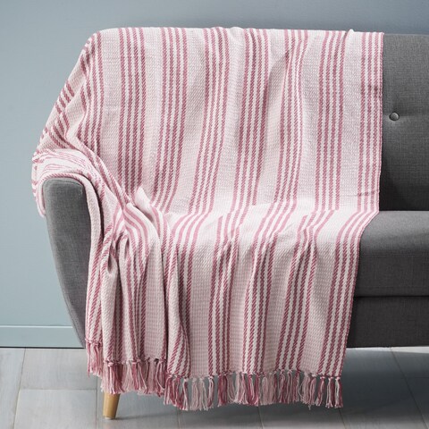 Belvoir Handcrafted Fabric Throw Blanket by Christopher Knight Home