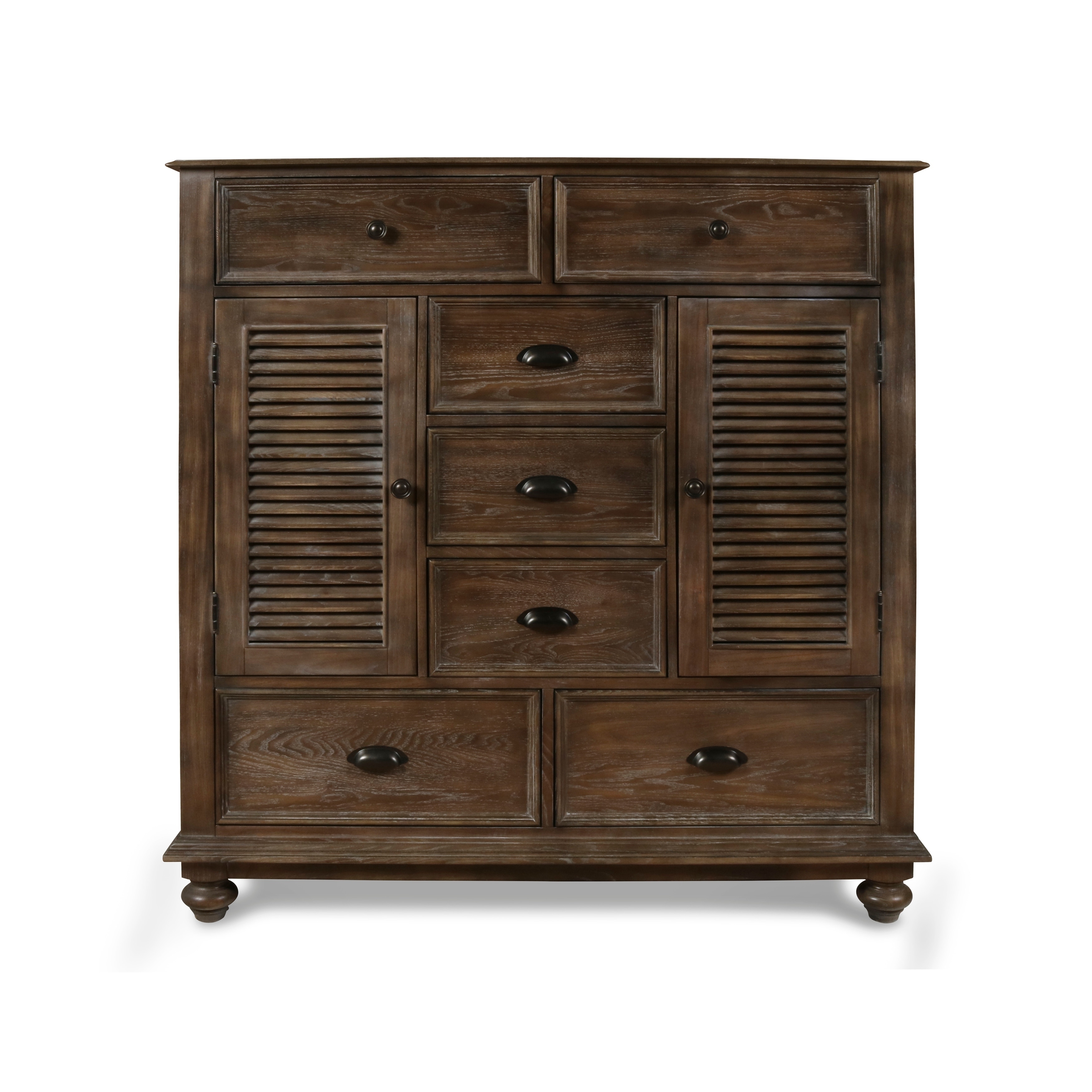Shop Lakeport Pewter 2 Door And 7 Drawer Mule Chest On Sale