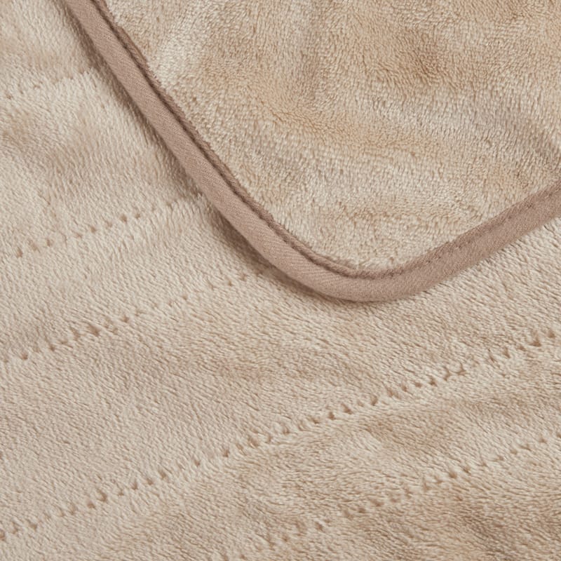 Beautyrest Plush Heated Throw with Foot Pocket