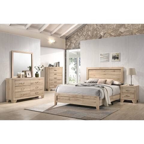 ACME Miquell Eastern King Bed in Natural