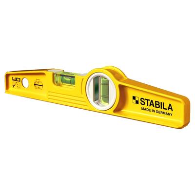 Stabila Non-Magnetic 10-Inch Type 81S Die Cast Torpedo Level