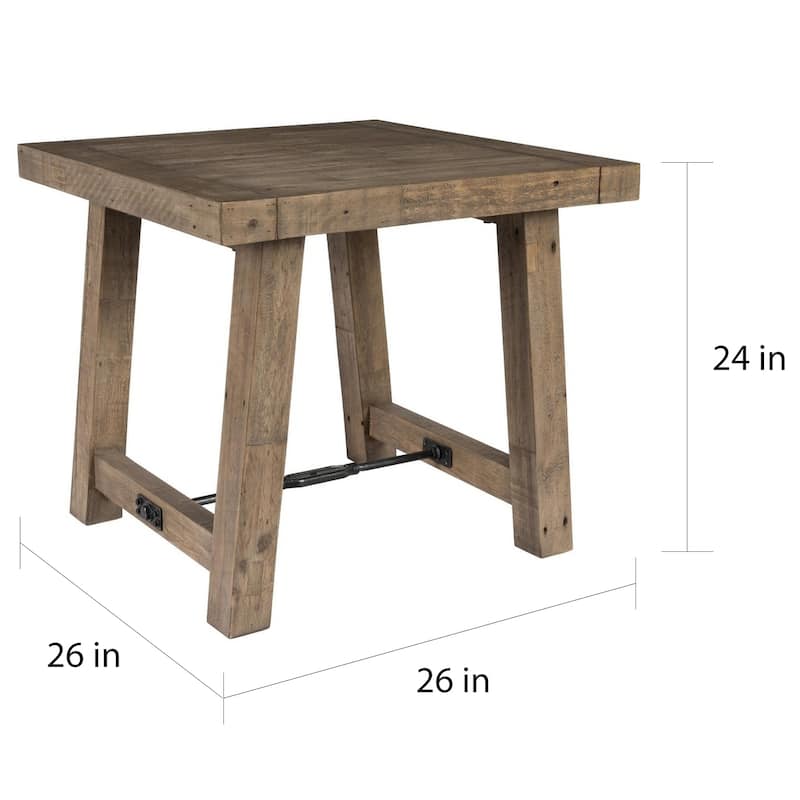 Carbon Loft Pallero Reclaimed Pine End Table