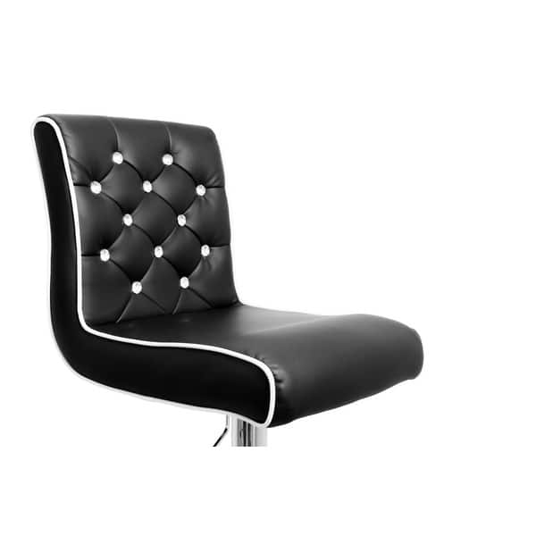 Best Master Furniture Stud Tufted Swivel Bar Stools (Set of 2)