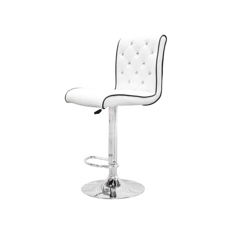 Best Master Furniture Stud Tufted Swivel Bar Stools (Set of 2)