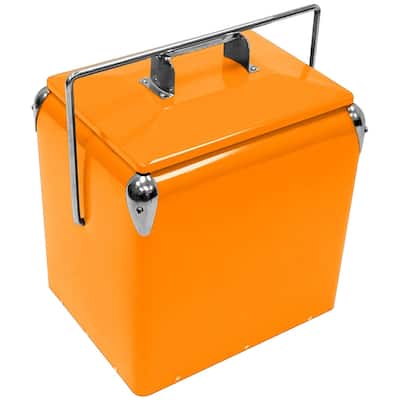 Creative Outdoor Retro 13L Cooler, Orange
