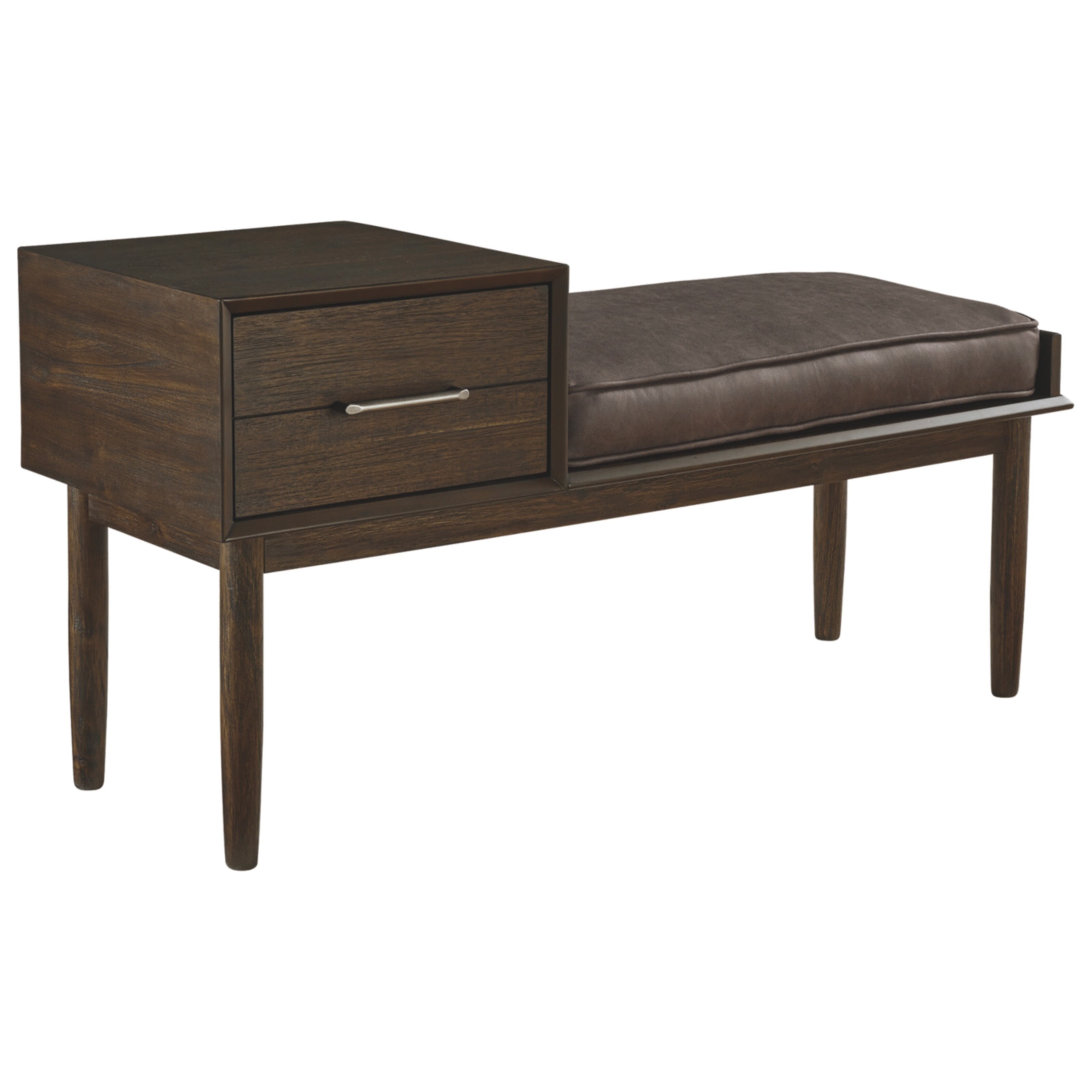 Shop Carson Carrington Udtja Mid Century Maple Storage Bench