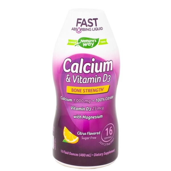 Shop Nature's Way Calcium & Vitamin D3 - 16 Fluid Ounces ...