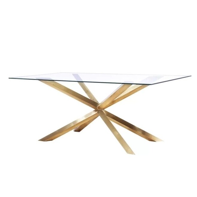 Star Gold Base Dining Table N A Star Gold Base Dining Table N A