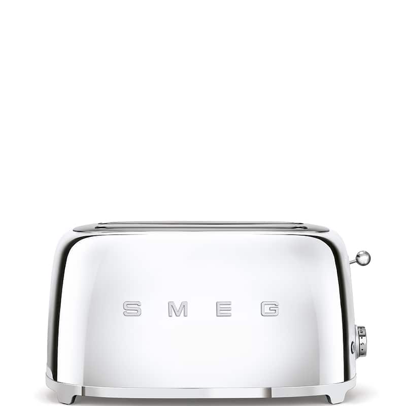 50's Retro Style Aesthetic 4 Slice Toaster Chrome