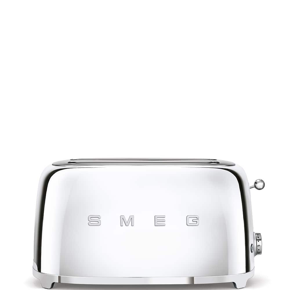 50's Retro Style Aesthetic 4 Slice Toaster Chrome