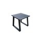 Cast Aluminum Outdoor Square End Table,Patio Metal Side Table - Thumbnail 1