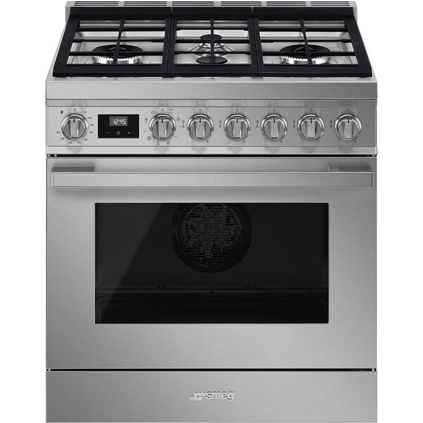 smeg 30 dual fuel range