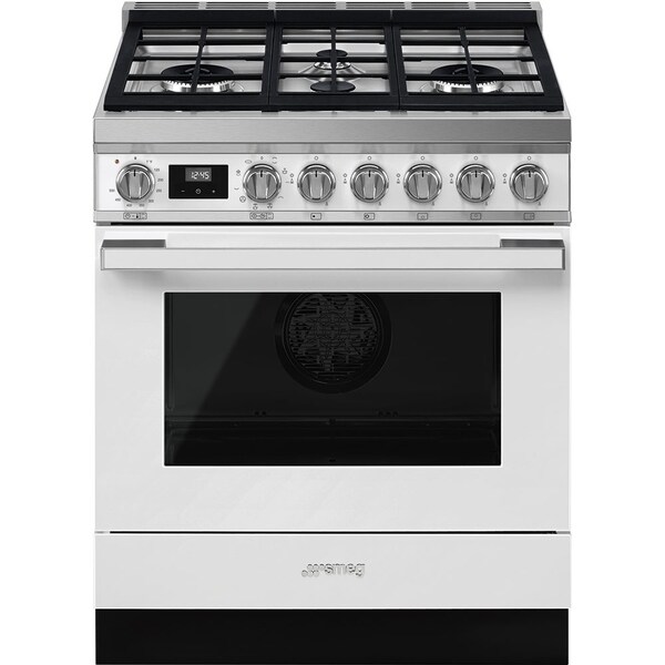 smeg 30 dual fuel range