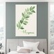Oliver Gal 'Thyme Leaves' Floral and Botanical Wall Art Canvas Print ...