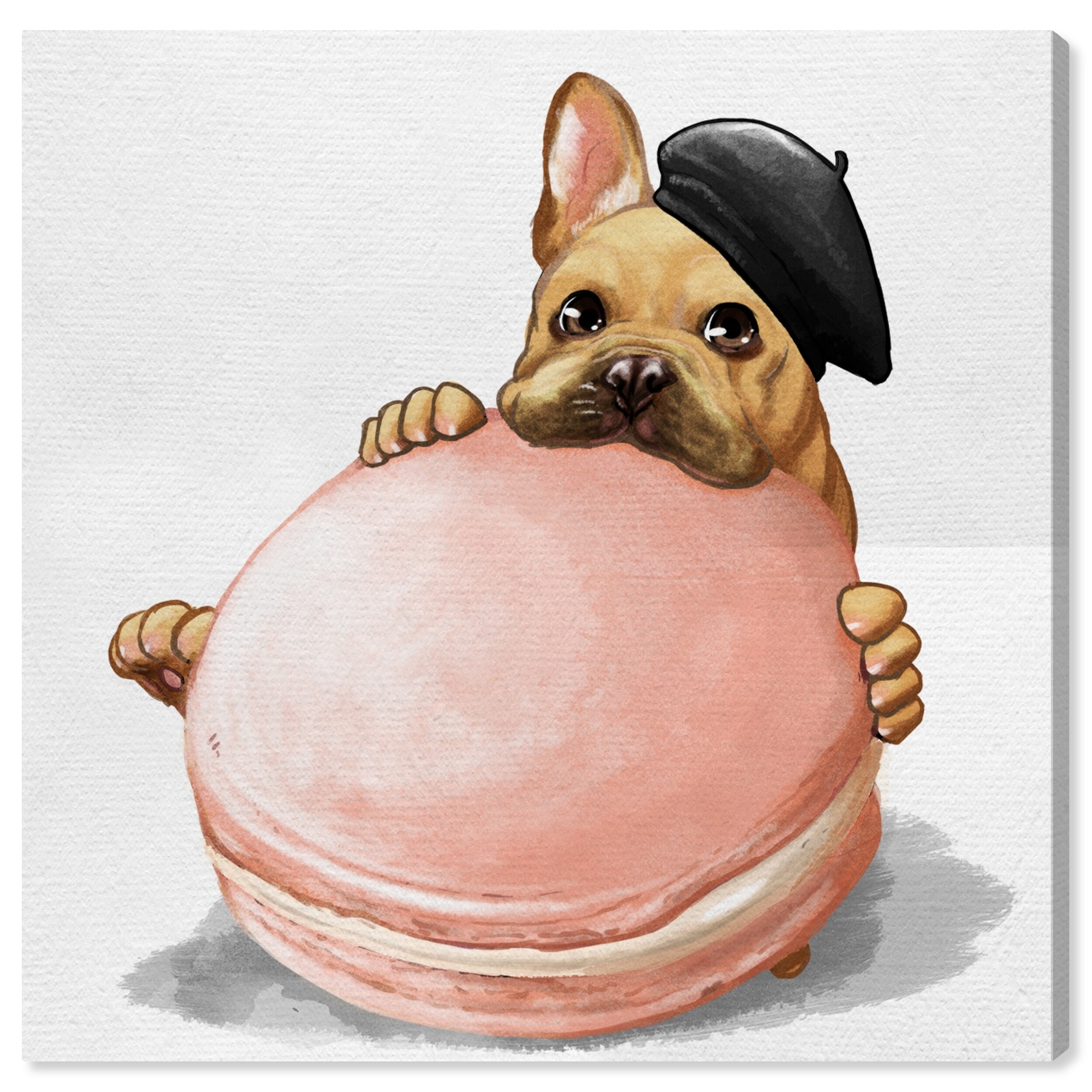 Oliver Gal Wall Art - French Bulldogs Frenchies Frenchie In Bathtub