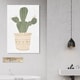 Oliver Gal 'Cactus Sage and Blush' Floral and Botanical Wall Art Canvas ...