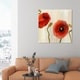 Oliver Gal 'Red Flowers II' Floral and Botanical Wall Art Canvas Print ...