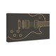 preview thumbnail 3 of 9, Oliver Gal 'Guitar One' Music and Dance Wall Art Canvas Print - Black, Gold