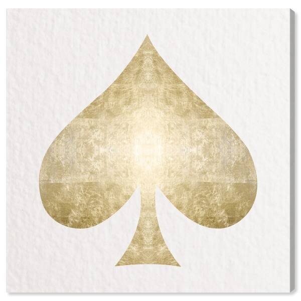Oliver Gal 'The Spade II' Symbols and Objects Wall Art Canvas Print ...