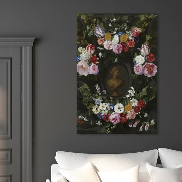 Oliver Gal 'Flower Arrangement X' Floral and Botanical Wall Art Canvas ...