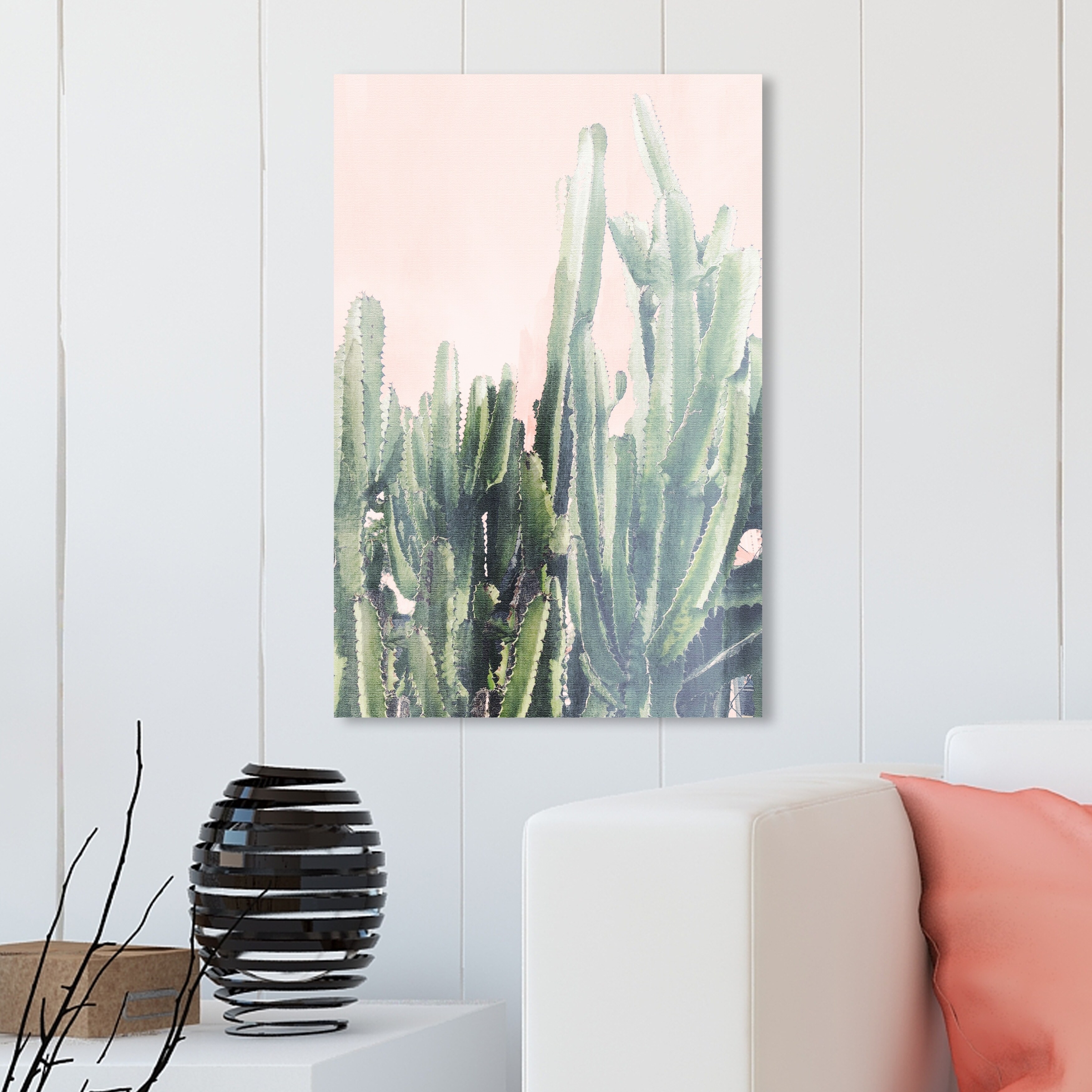 Oliver Gal 'Cactus Boho' Floral and Botanical Wall Art Canvas Print  Green, Pink On Sale Bed Bath  Beyond 28845345