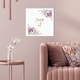 preview thumbnail 12 of 11, Oliver Gal 'Succ It' Typography and Quotes Wall Art Canvas Print - White, Gold