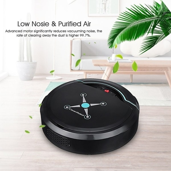 Kloius Automatic Robot Vacuum Cleaner Robotic Sweeper Floor Cleaning Smart Sweeping Robot Red 