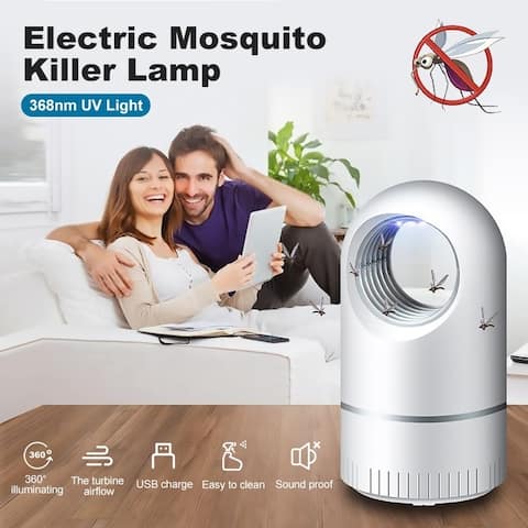 2Pcs Mosquito Killer Light USB Charging LED Electric Bug Zapper Fly Mosquito Killer Insect Bug Trap Lamp Fly Repellent