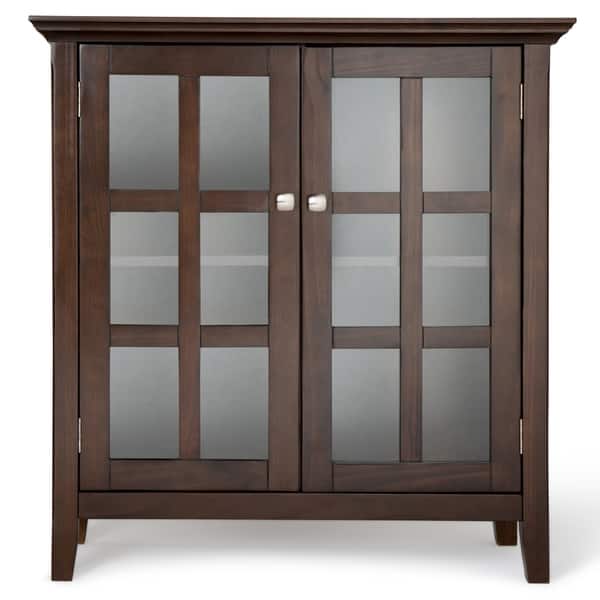 Shop Wyndenhall Normandy Solid Wood 35 Inch Wide Rustic Low