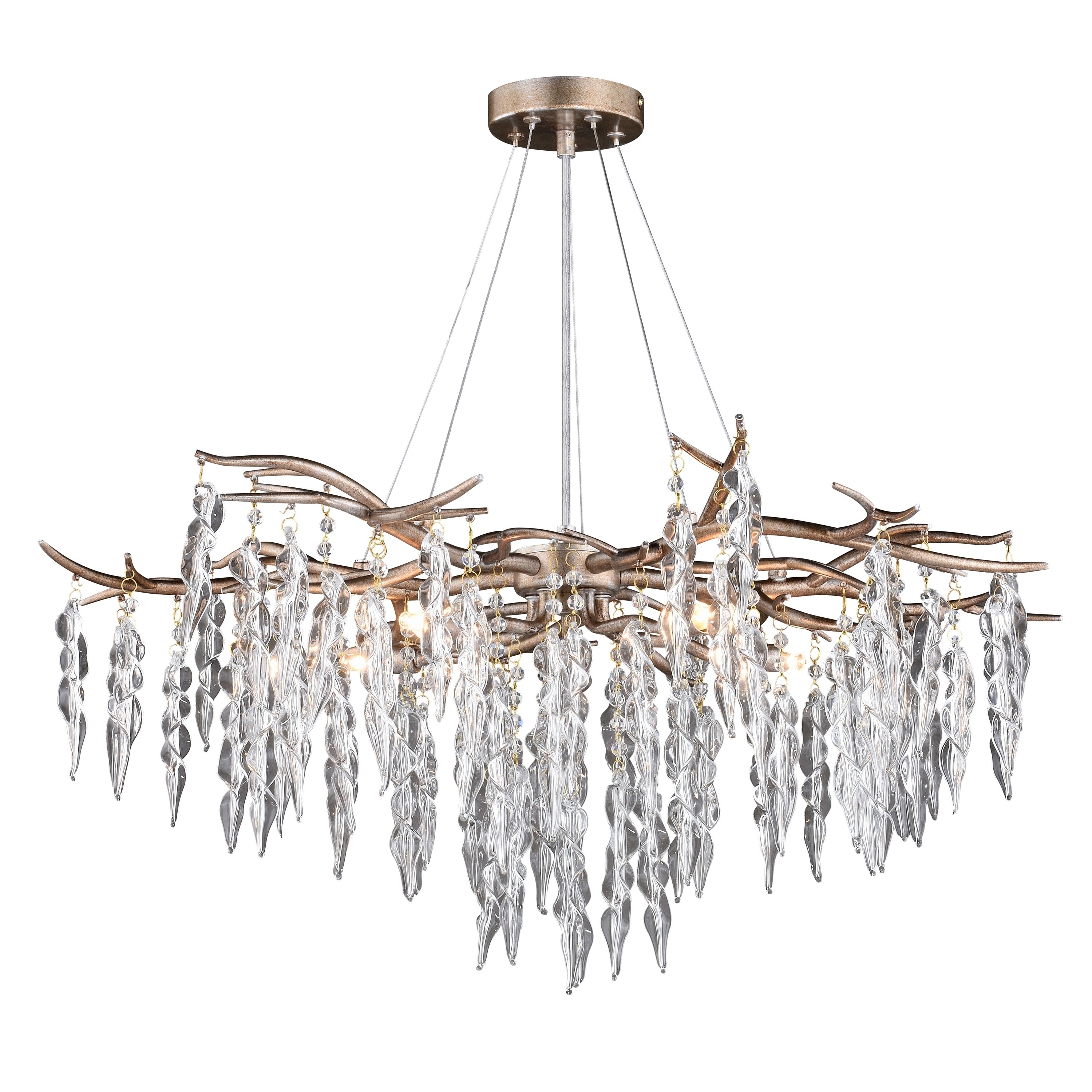 waterfall crystal chandelier