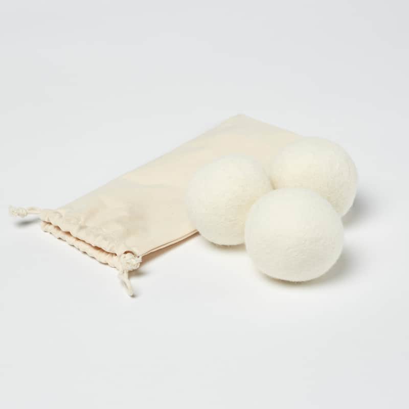 1221 Bedding Reusable Wool Dryer Balls (set of 3) - N/A
