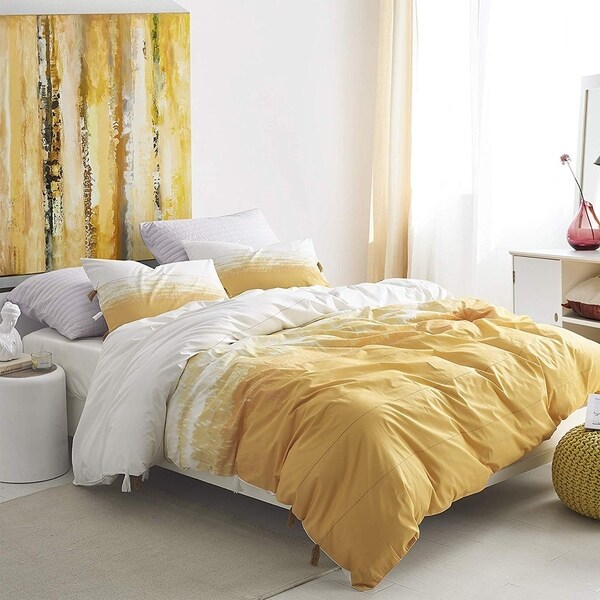 ochre super king duvet cover