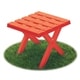 preview thumbnail 1 of 0, American Plastic Toys Kids Adirondack Table, Colors May Vary 6-Pack