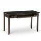 preview thumbnail 3 of 7, WYNDENHALL Halifax SOLID WOOD Transitional 54 inch Wide Desk in Hickory Brown