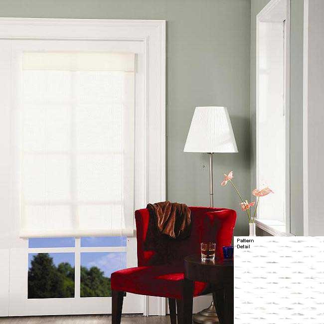 Kansas White Rollup Blind (48 X 72)