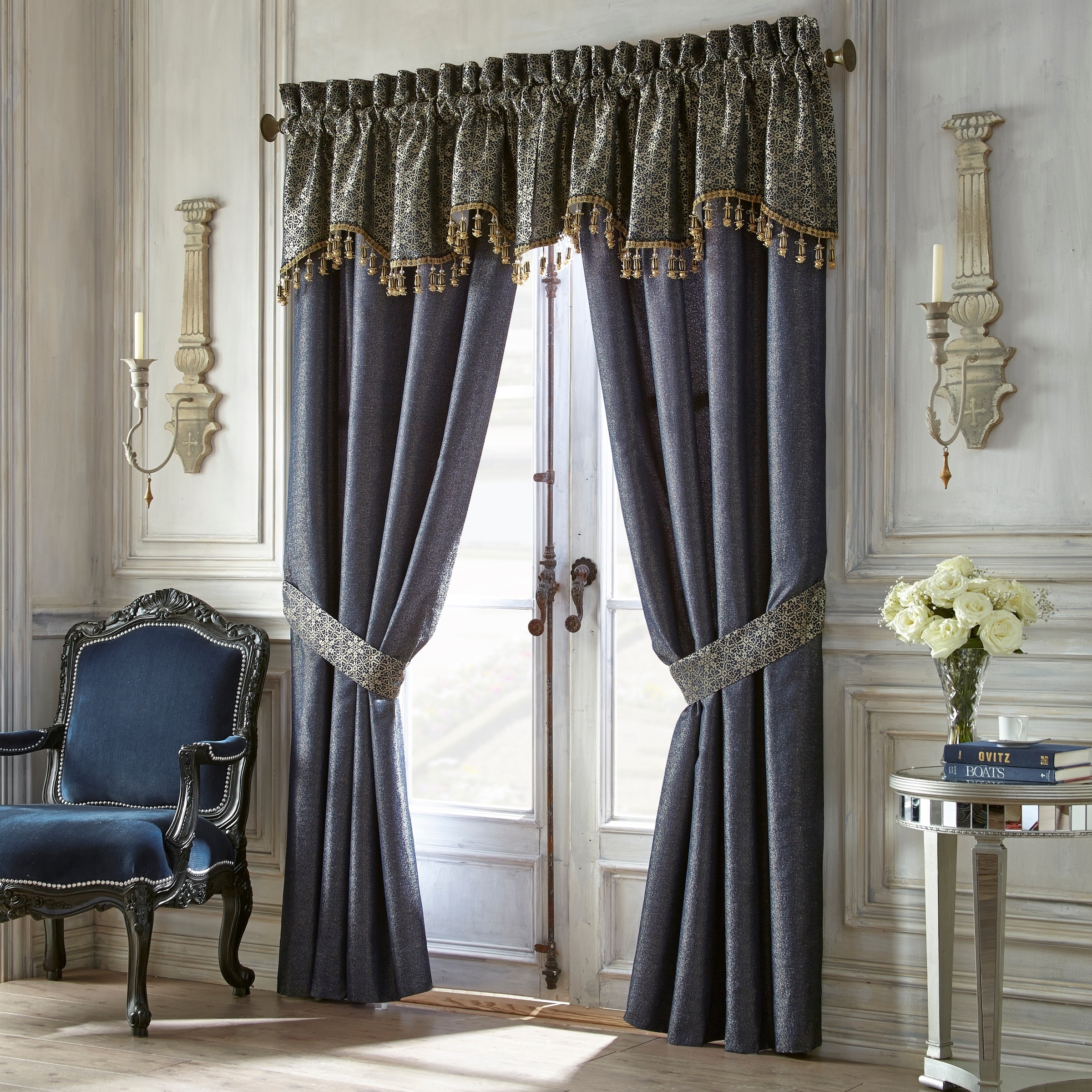 Waterford Linens Harrison Vallance Scallop - Naturel 55x18 Pouces - Neuf Emballé