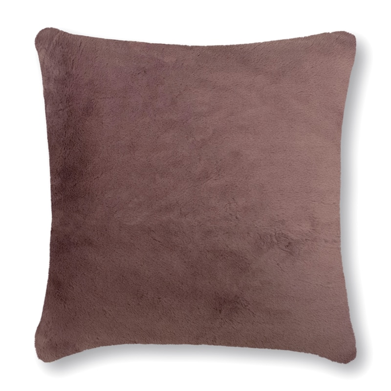 Thread and Weave Fury Tail Blush 20-inch Faux Fur Pillow
