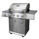 preview thumbnail 1 of 8, Dyna-Glo 4 Burner Stainless LP Gas Grill