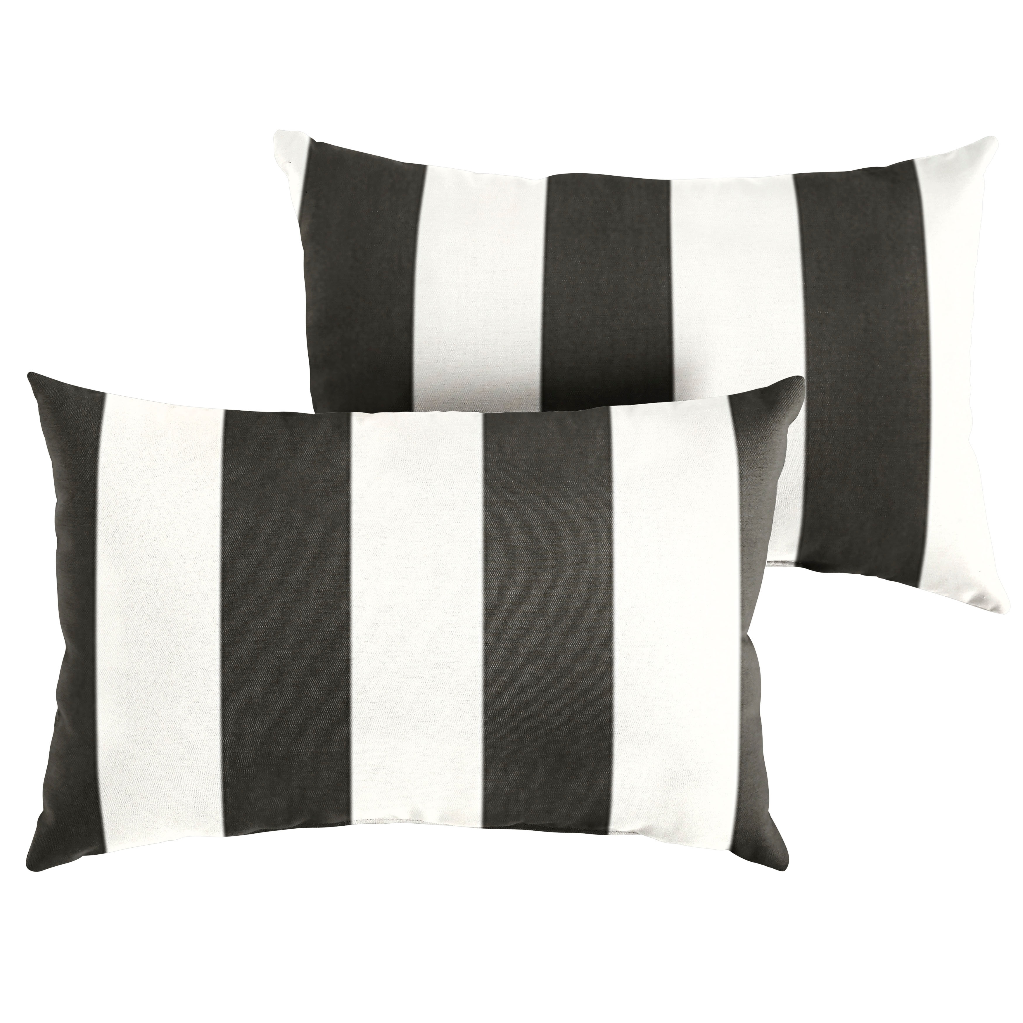 black white cushions